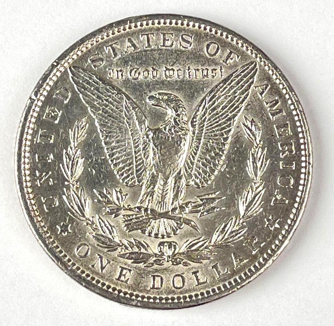 1896 US Morgan Silver Dollar - 2