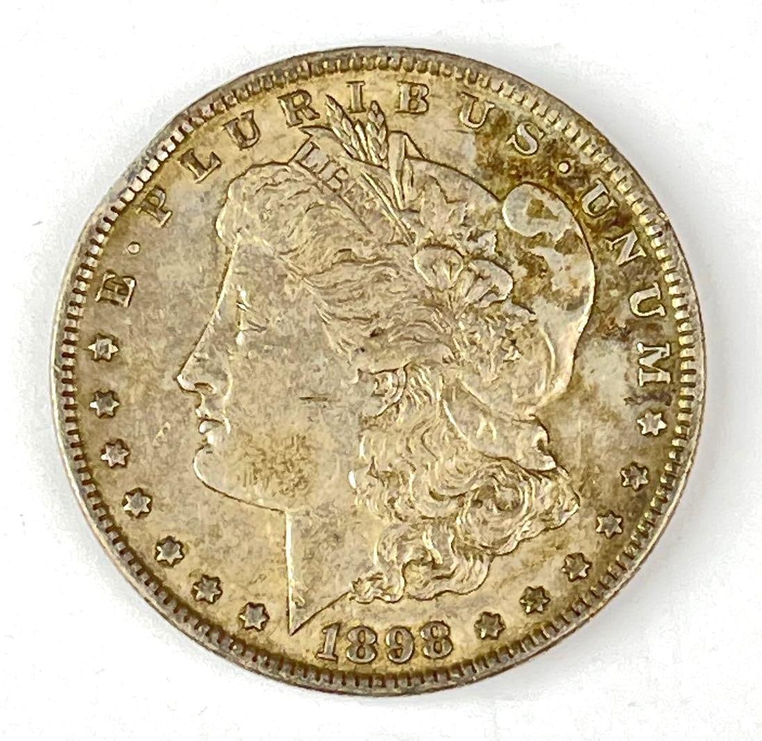 1898 US Morgan Silver Dollar (1 of 2)