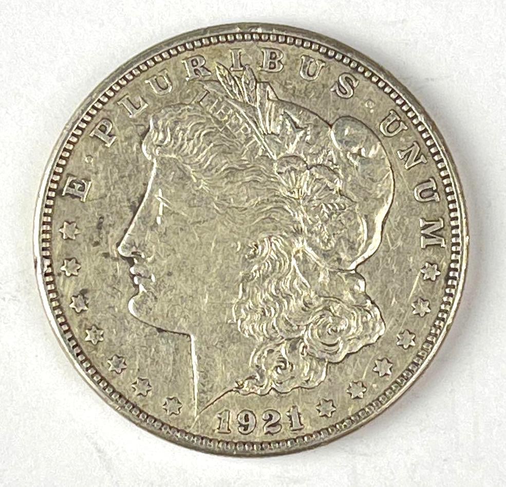 1921 US Morgan Silver Dollar: 1921 US Morgan Silver Dollar
