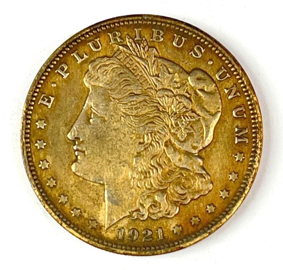 1921 D US Morgan Silver Dollar: 1921 D US Morgan Silver Dollar