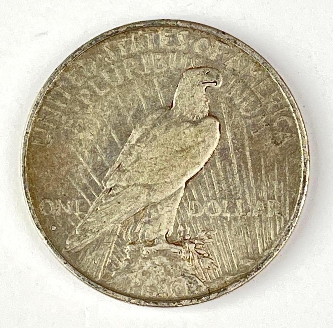 1934 D US Peace Silver Dollar - 2