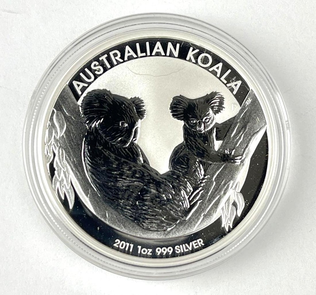 2011 P Australia $1 Koala 1 oz 999 Silver Coin (1 of 2)