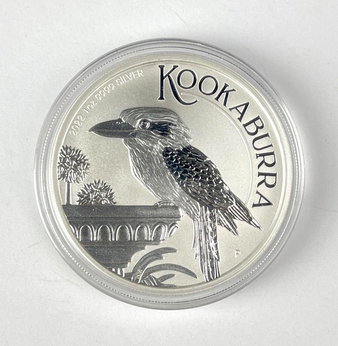 2022 P Australia $1 Kookaburra 1 oz 9999 Silver Coin (1 of 2)