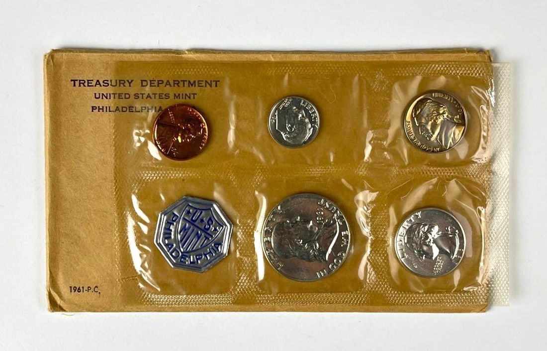 1961 US Mint Coin Proof Set (1 of 2)