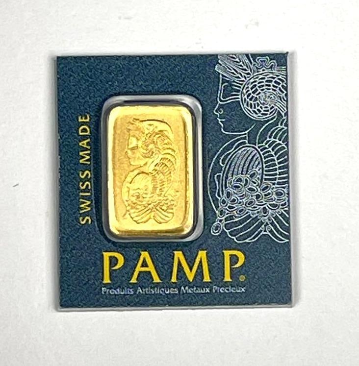 PAMP Suisse Lady Fortuna 1 Gram 999.9 Fine Gold Ingot/ Bar: PAMP Suisse Lady Fortuna 1 Gram 999.9 Fine Gold Ingot/ Ba
