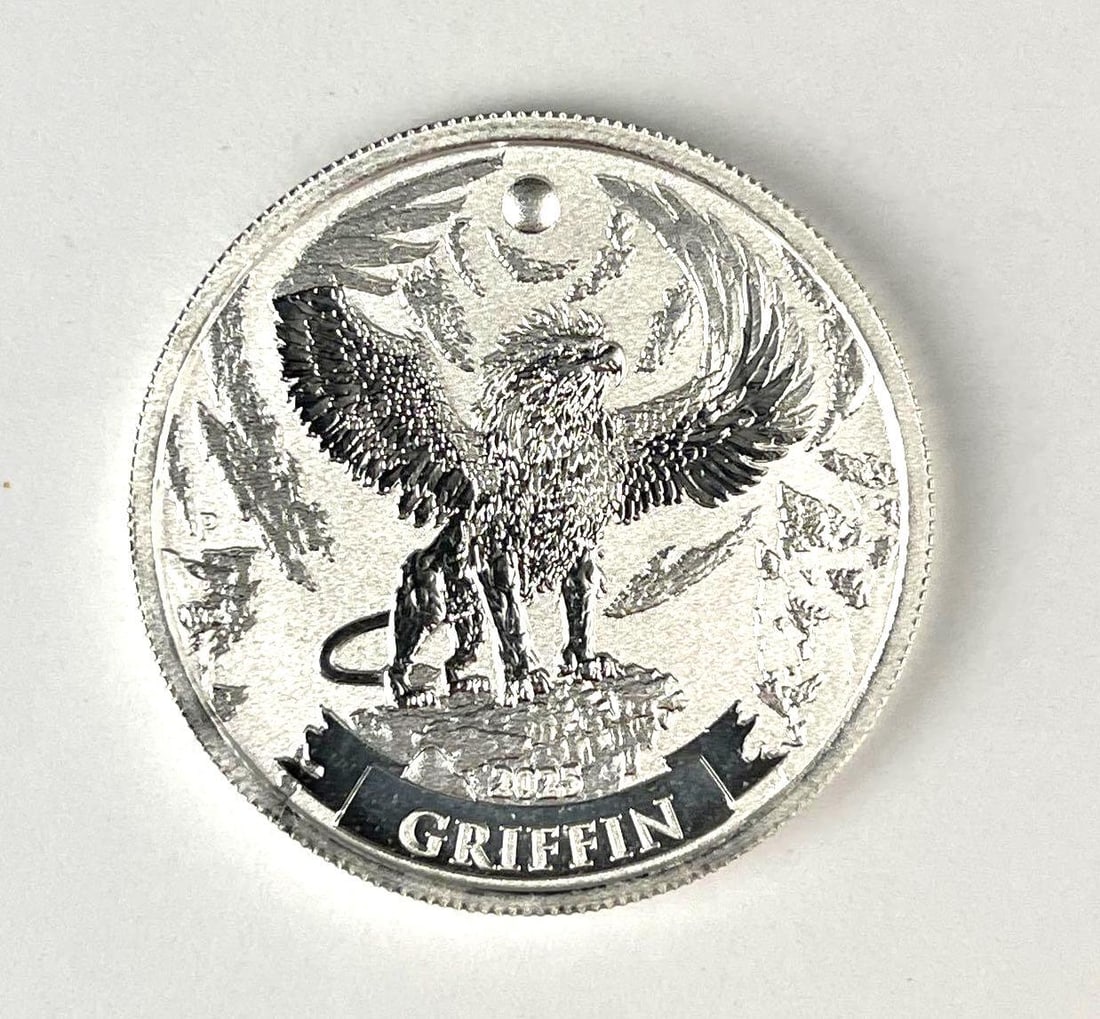 2025 Australia 50 Cent Griffin 1/2 oz 9999 Fine Silver Coin: 2025 Australia 50 Cent Griffin 1/2 oz 9999 Fine Silver Coin