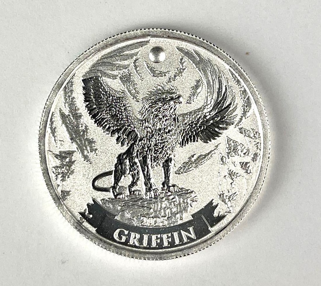 2025 Australia 50 Cent Griffin 1/2 oz 9999 Fine Silver Coin: 2025 Australia 50 Cent Griffin 1/2 oz 9999 Fine Silver Coin