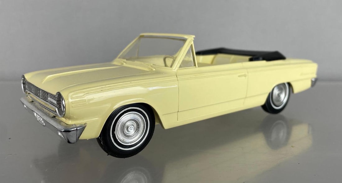1965 AMC Rambler American Convertible Dealership Promo Car: Yellow/ black, working friction