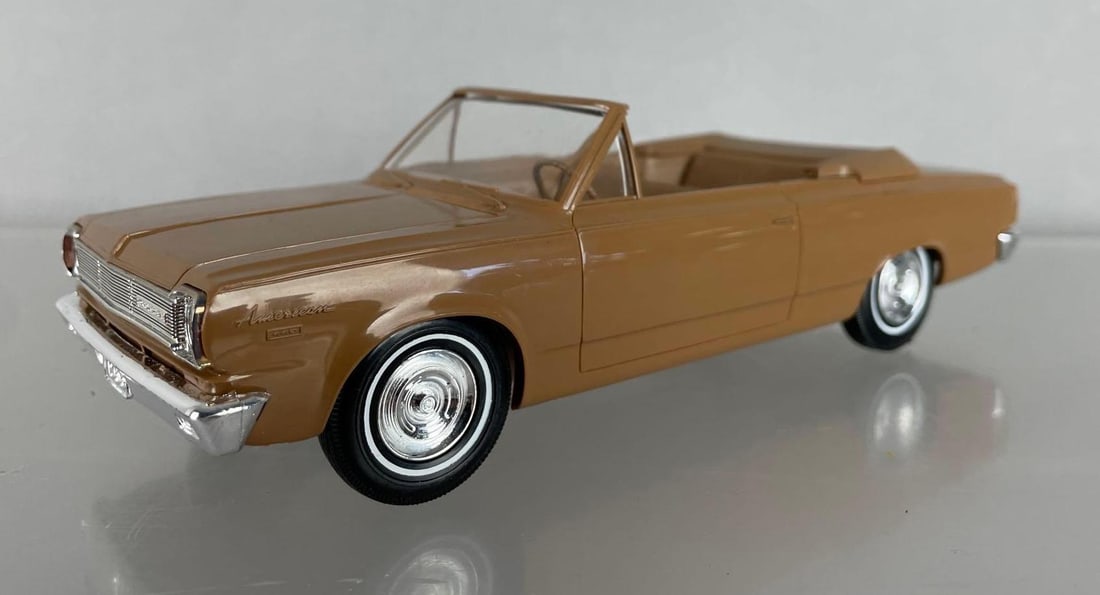 1966 AMC Rambler American Convertible Dealership Promo Car: Brown, working friction, clean