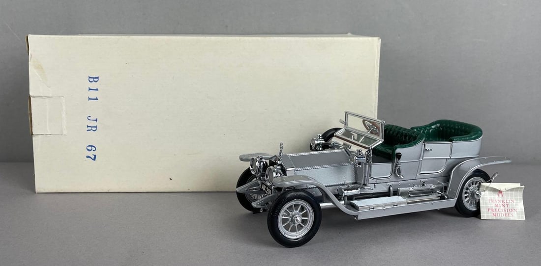 Franklin Mint 1907 Rools Royce Silver Ghost Die-Cast Car (1 of 4)
