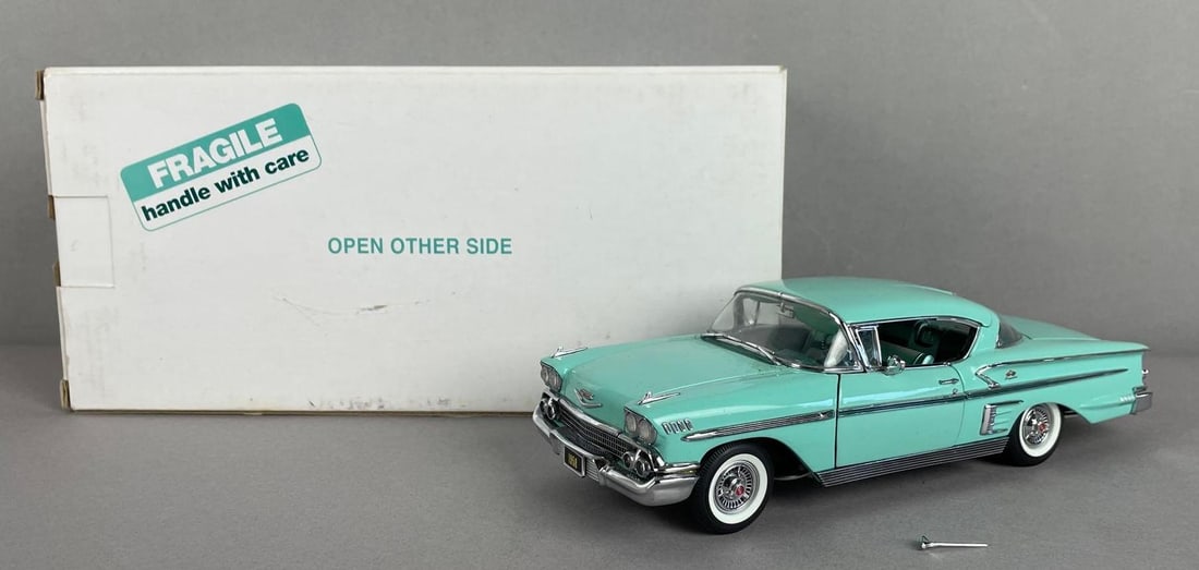 Danbury Mint 1958 Chevy Impala Sport Coupe Die-Cast Car (1 of 4)