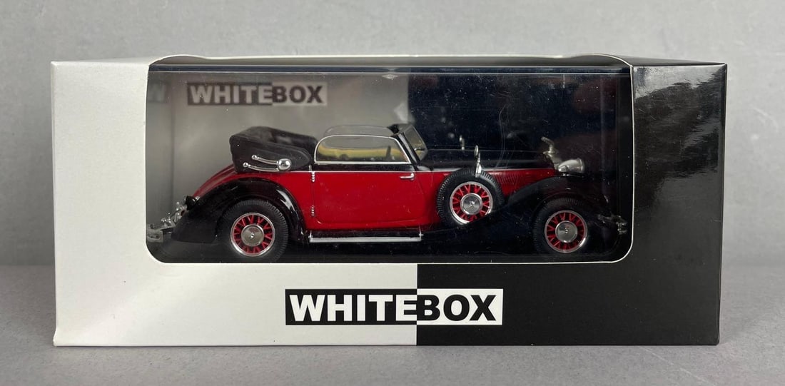 White Box 1938 Horch 853A Cabriolet Die-Cast Car: 1/43 scale, original packaging
