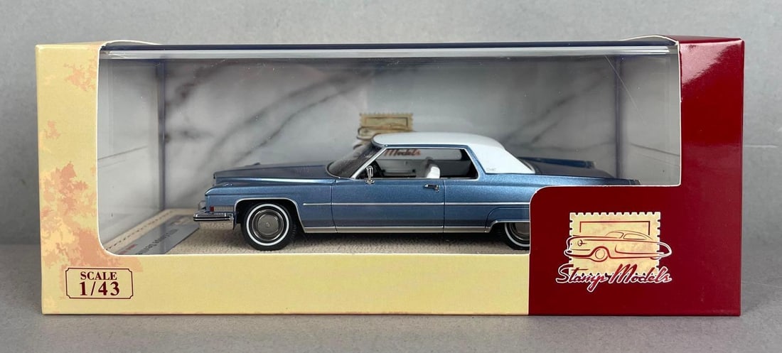 LE Stamp Models 1973 Cadillac Coupe DeVille Die-Cast Car: Limited number 185/199, 1/43 scale