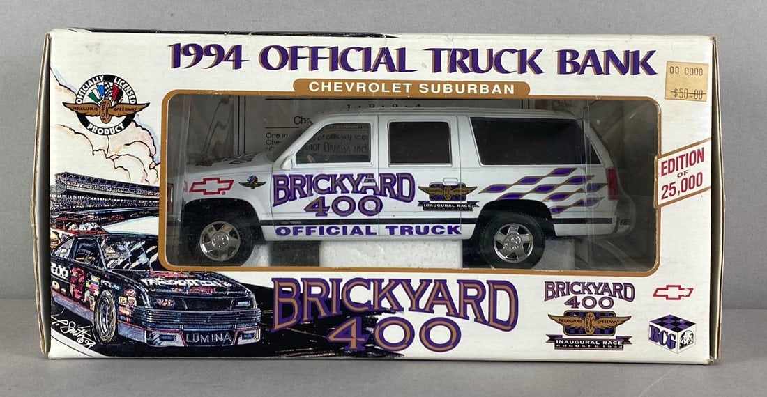 Brookfield Brickyard 400 1994 Official Chevrolet Suburban Coin Bank (1 of 4)