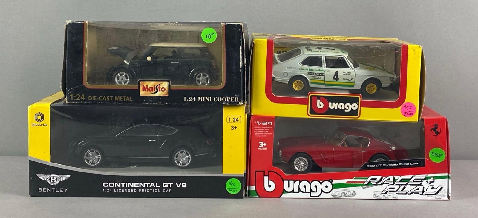 Group of 4 Die-Cast Cars (1 of 3)