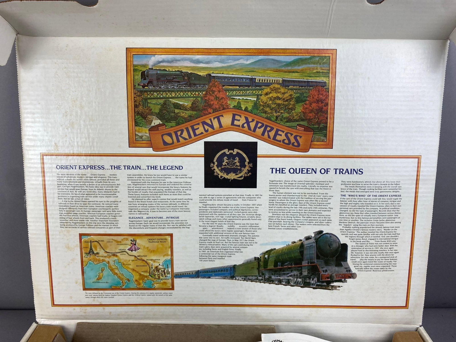 Vintage Bachmann Orient Express HO Scale Train Set - 3