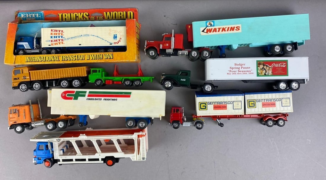Group of Assorted 1/64 Scale Die-Cast Trucks and More (1 of 3)