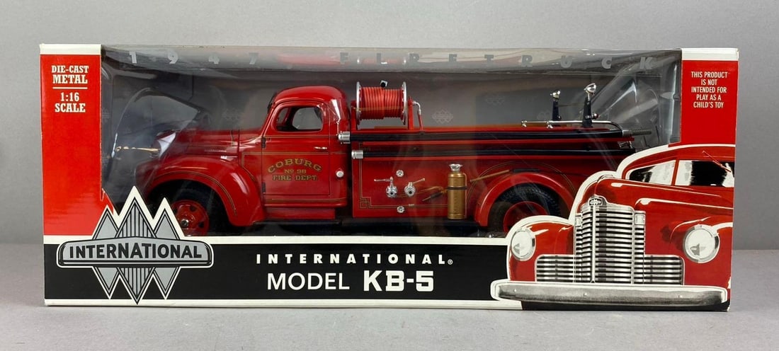 ERTL Die-Cast Promotions 1947 International Model KB-5 1/16 Scale Die-Cast Vehicle: Like new in original packaging.