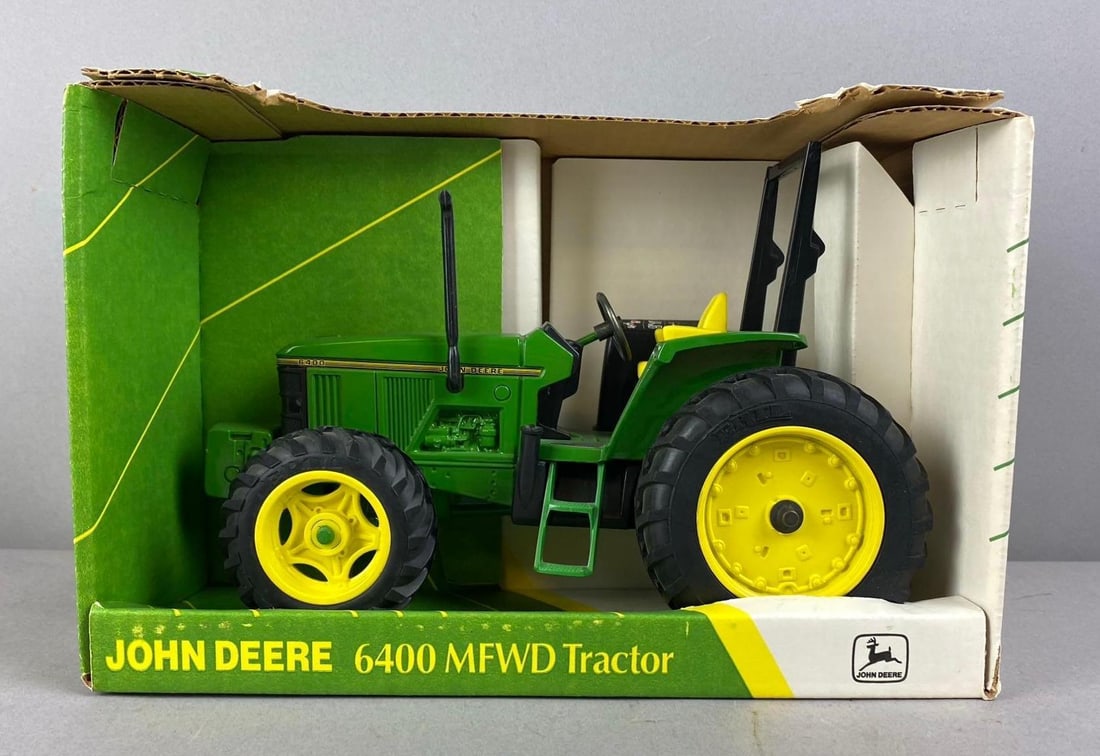 1993 ERTL John Deere 6400 Tractor 1/16 Scale Die-Cast Vehicle: Like new in original packaging.