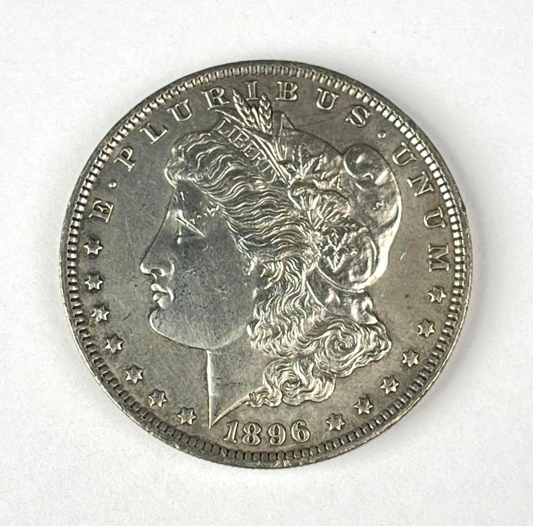 1896 US Morgan Silver Dollar (1 of 2)