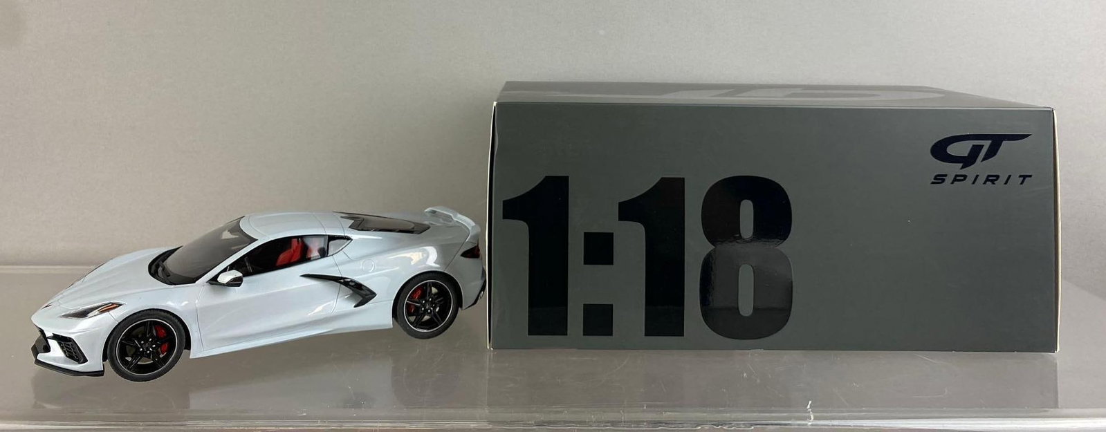 2020 GT Spirit Chevrolet Corvette 1/18 Scale Die-Cast Vehicle: Like new in original packaging.