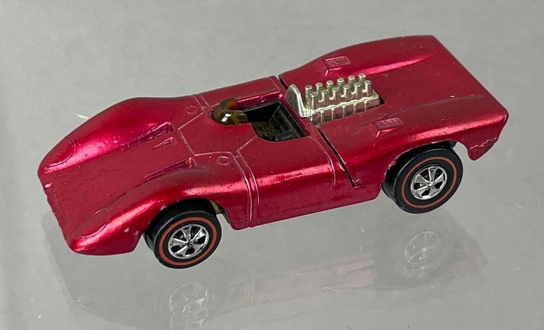 1969 Mattel Hot Wheels Redline Ferrari 312P Die-Cast Vehicle (1 of 4)