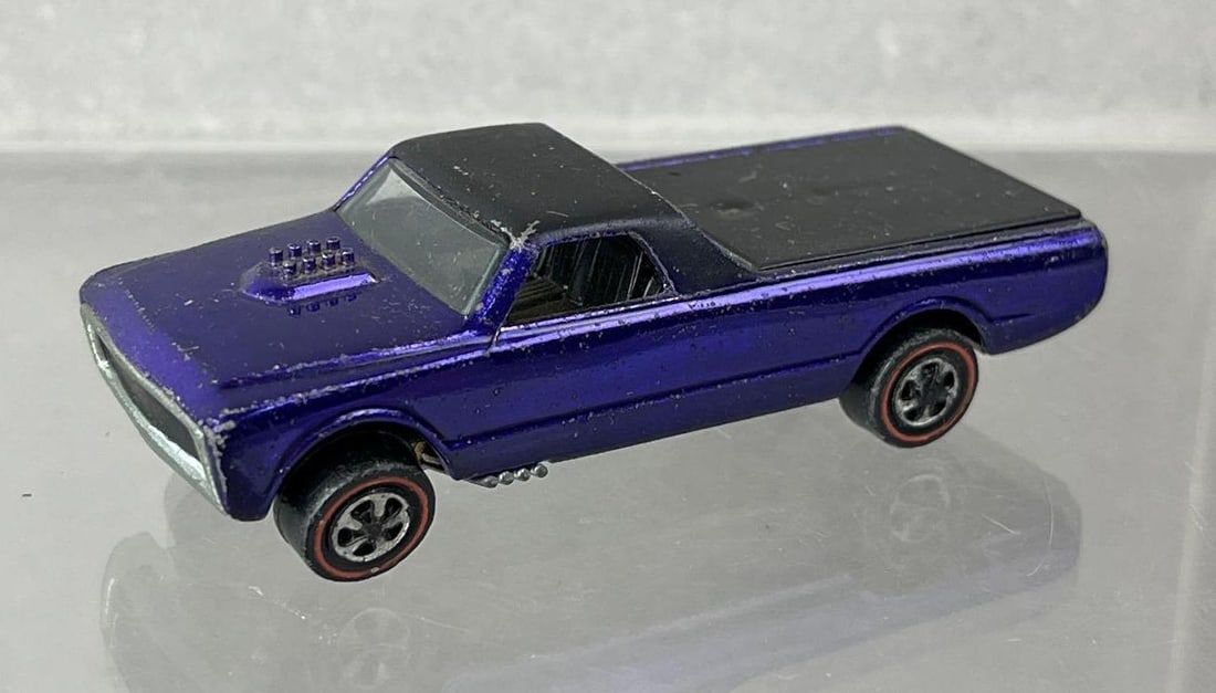 1968 Mattel Hot Wheels Redline Custom Fleetside Die-Cast Vehicle (1 of 4)