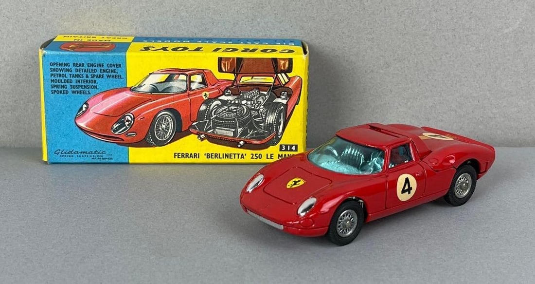 Corgi Ferrari Berlinetta 250 LE Mans Die-Cast Vehicle: Includes original packaging .