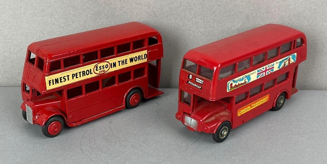 Group of 2 Bydgie ToysEngland Double Decker Die-Cast Busses (1 of 4)