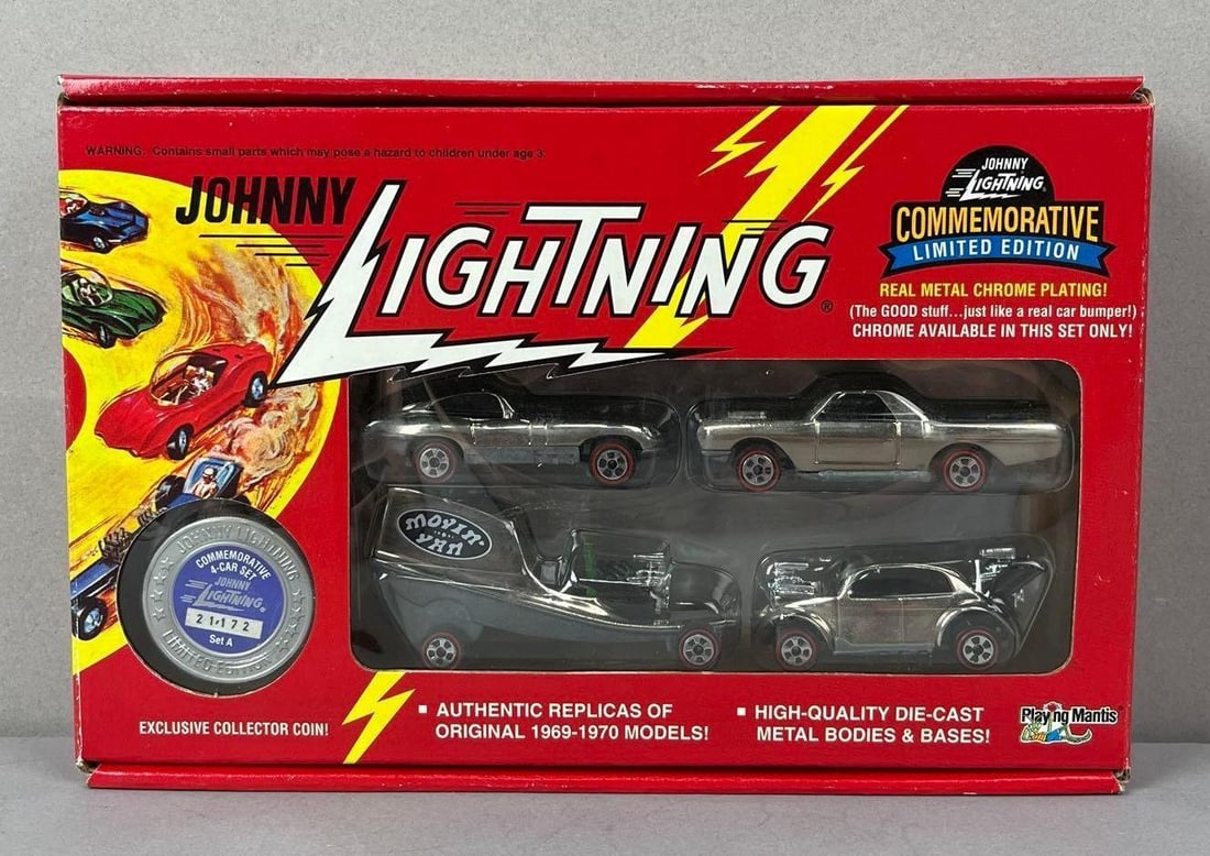 1994 Johnny Lightening Limited Edition Commemorative Die-Cast Gift Pack: in original packaging. Includes Collector Coin.