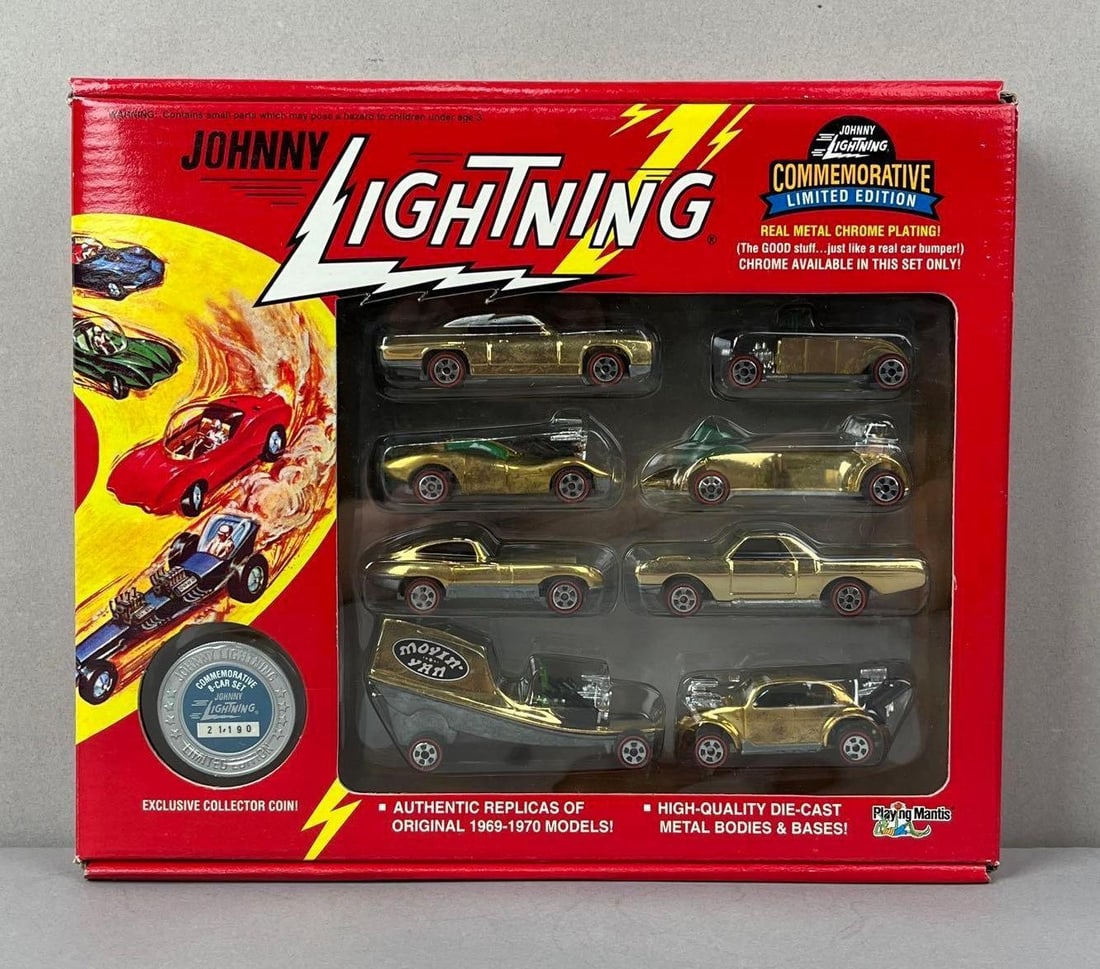 1994 Johnny Lightening Limited Edition Commemorative Die-Cast Gift Pack: In original Packaging. Includes collector coin.