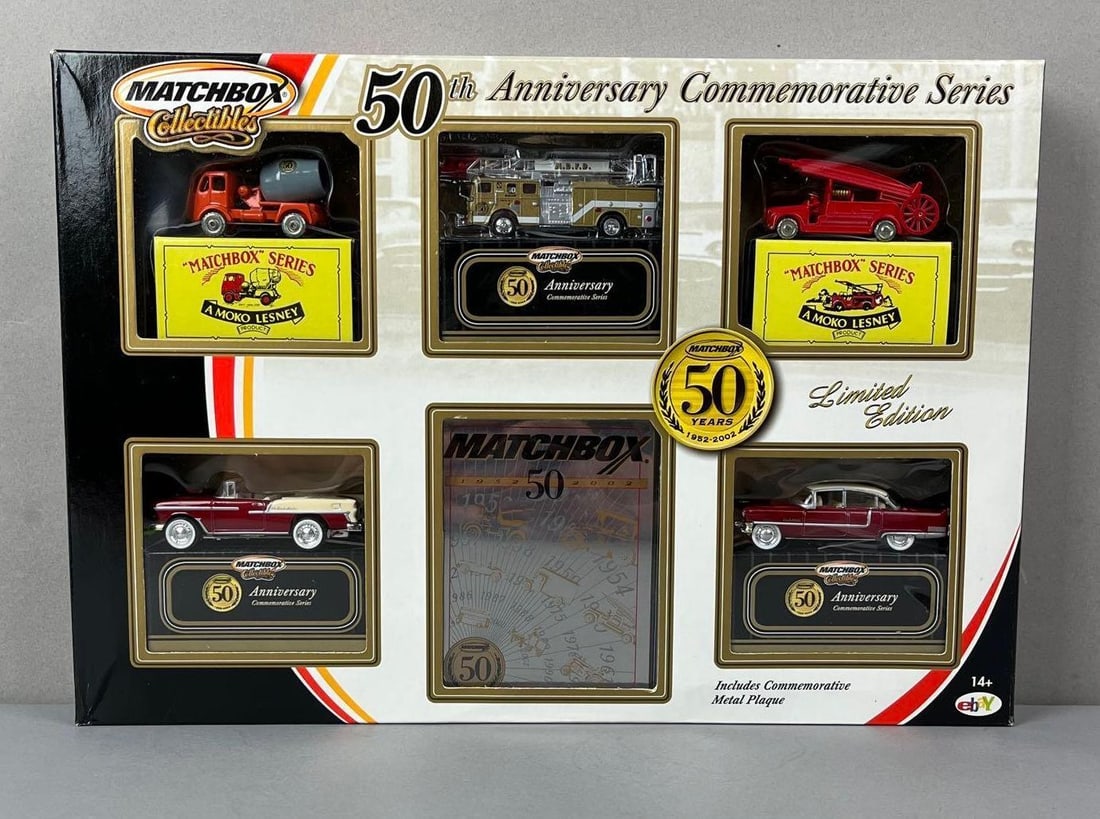 2002 Matchbox 50th Anniversary Commemorative Series Die-Cast Gift Pack (1 of 2)