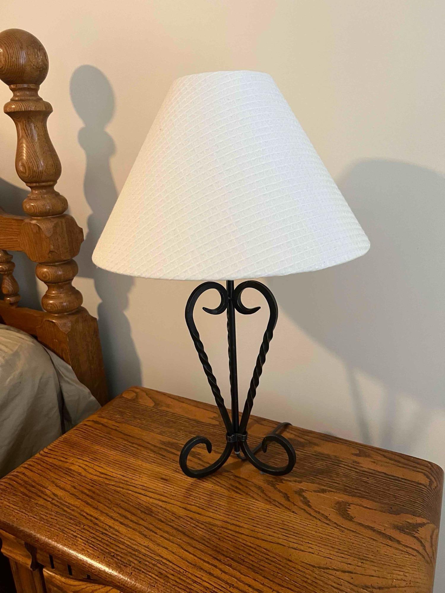 Wrought Iron Table Lamp - 2