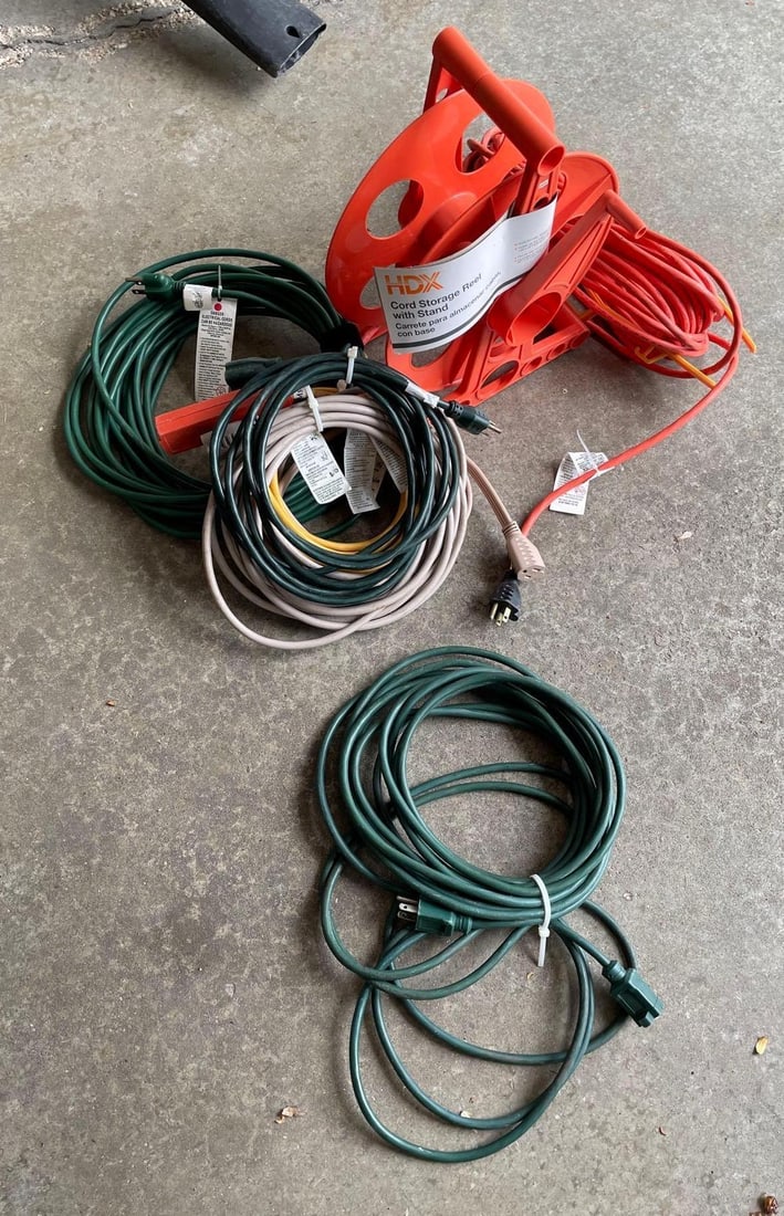 Group of Extension Cords: Group of Extension Cords