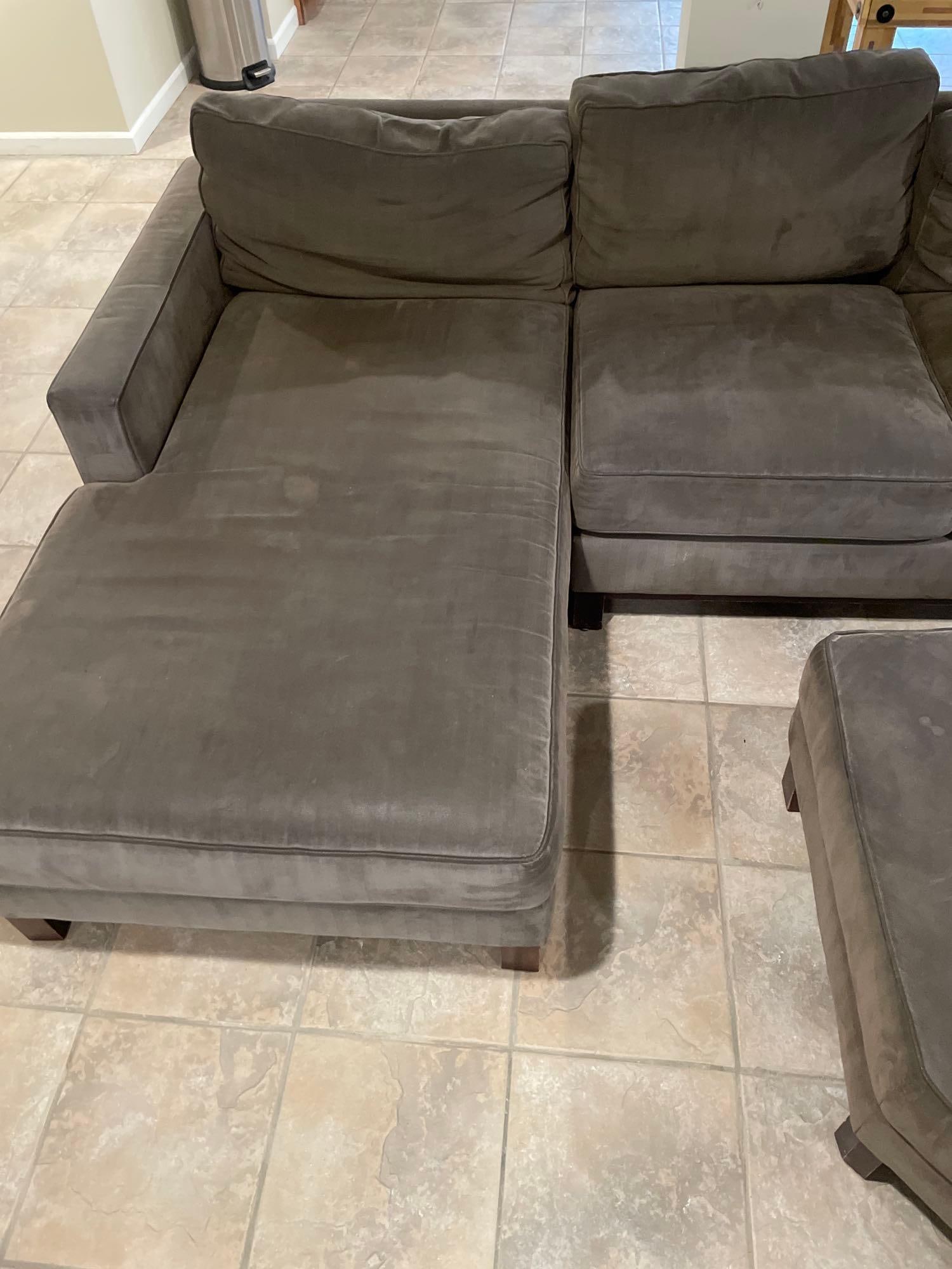 Walter E. Smith Charcoal Basement Sectional - 2