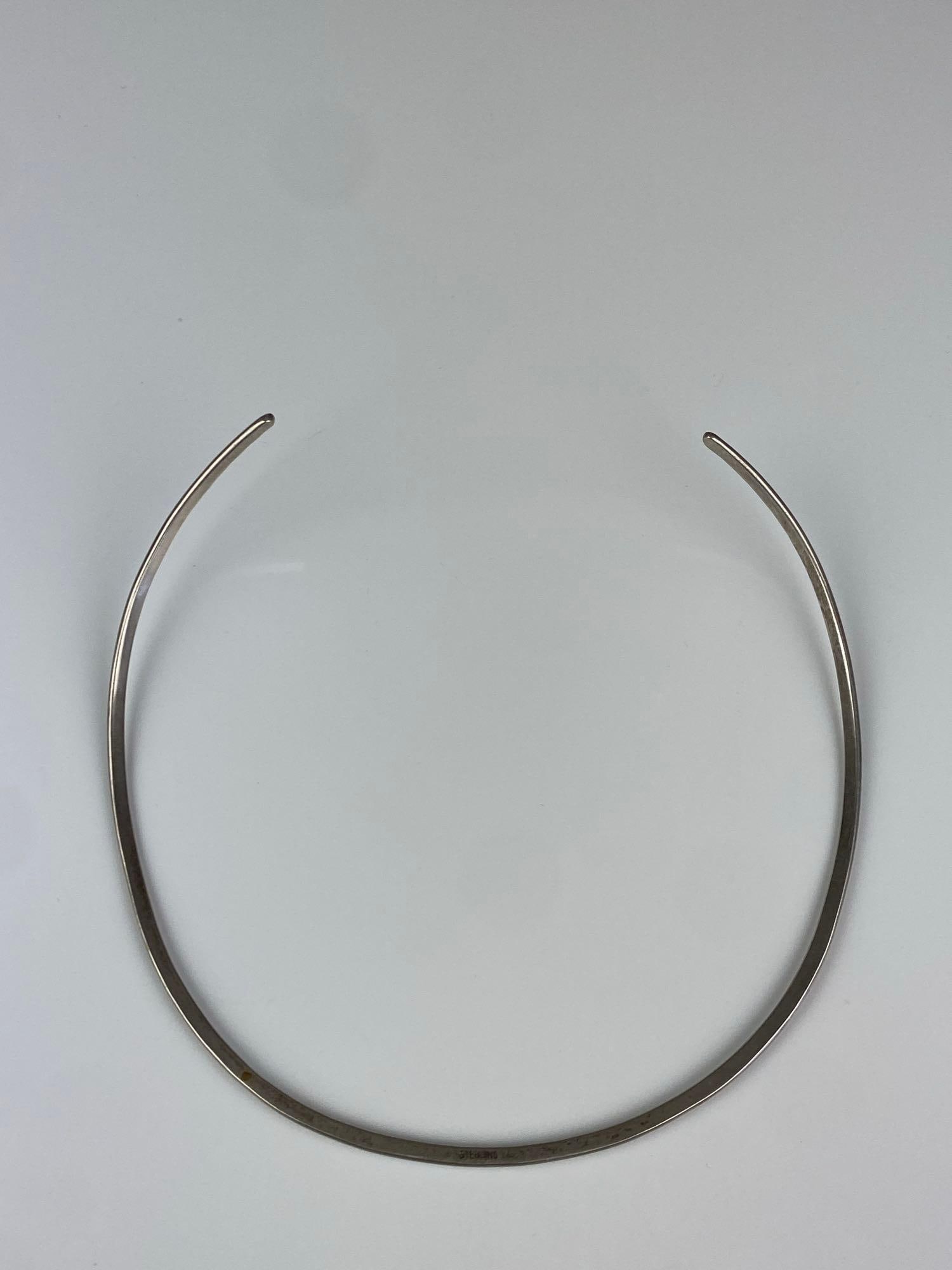 Sterling Silver Collar Necklace - 2