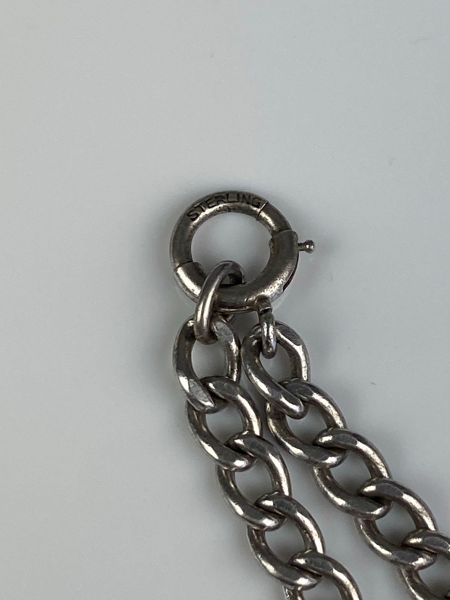 Sterling Silver Chain Bracelet - 2