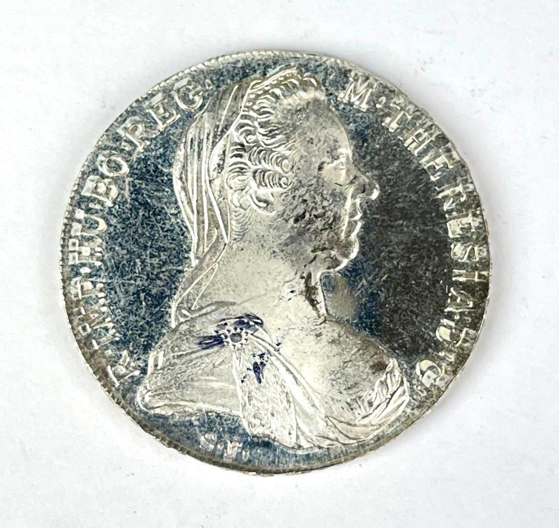 1780 Austria Maria Theresa Silver Thaler Coin: 1780 Austria Maria Theresa Silver Thaler Coin