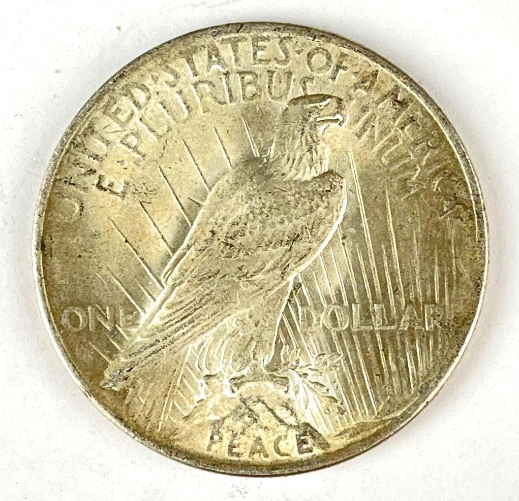 1923 US Peace Silver Dollar - 2