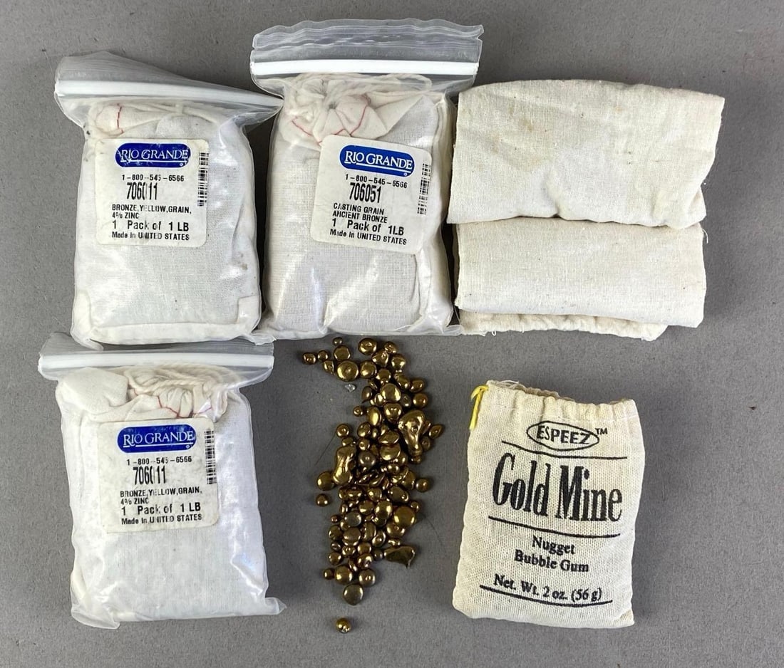 Group of Bronze Casting Grain: Group of Bronze Casting Grain