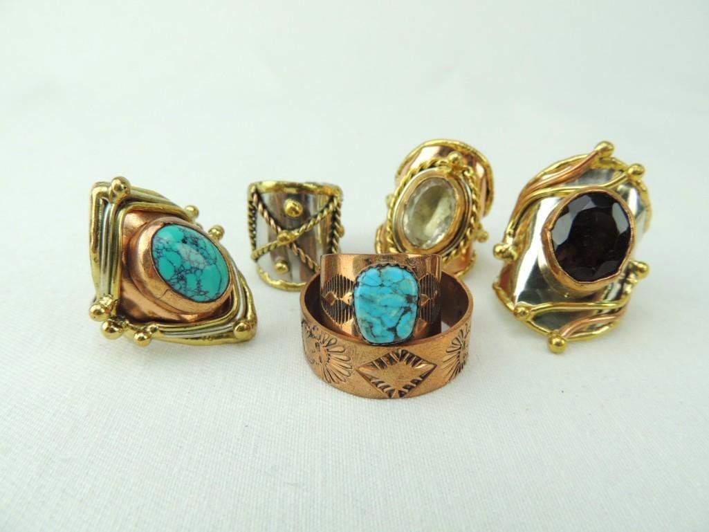 Group of 6 Rings (1 of 4)