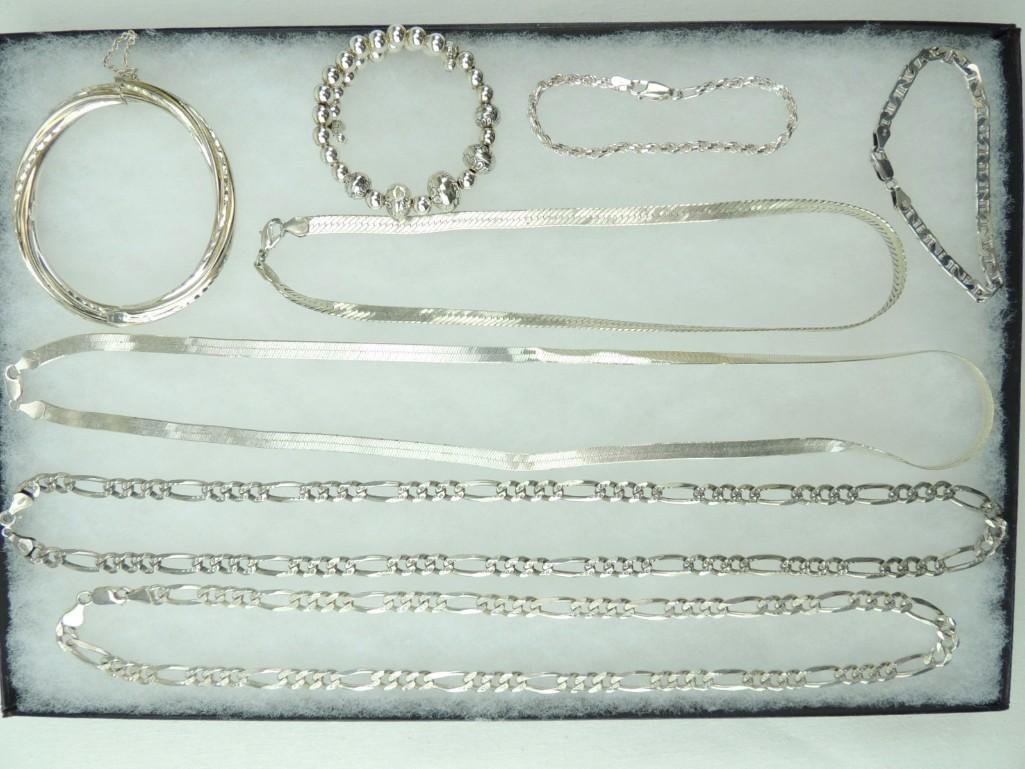 8 Pcs. Sterling Silver Silver (1 of 3)