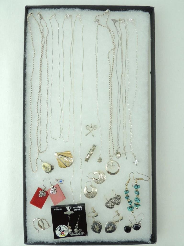 Sterling Silver Jewelry 23 Pcs. (1 of 3)