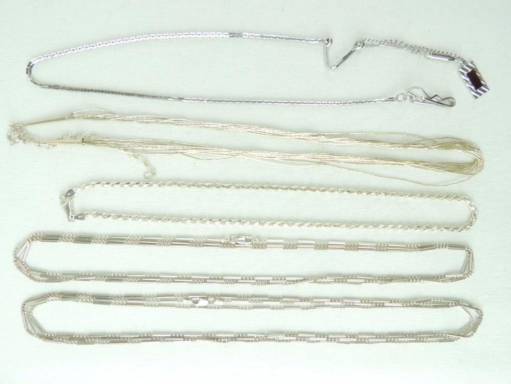 Sterling Silver Jewelry Group of 5 (1 of 2)