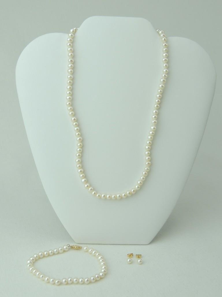 14K Gold Cultured Pearl Set (1 of 2)