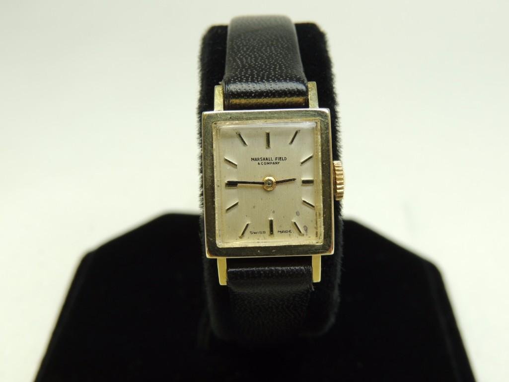 14K Gold Marshall Field & Company Watch (1 of 4)