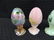 Fenton Signed Hand Painted Limited Edition Eggs Group o - 3