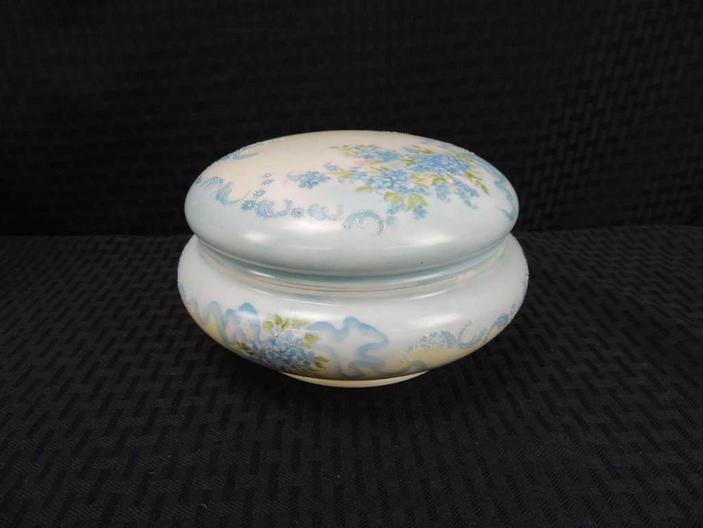 Ornate Floral Pattern 4" Powder Jar (1 of 4)