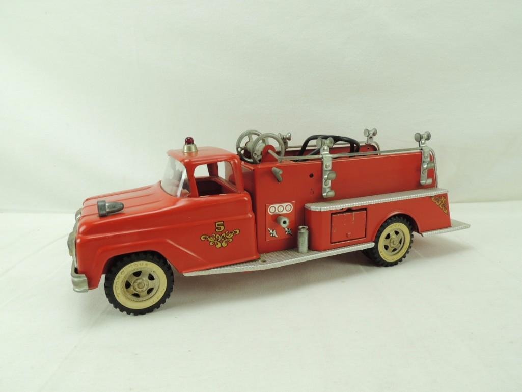 Tonka Toys No. 5 Fire Truck with Hose: Amazing Condition hard to find in better condition