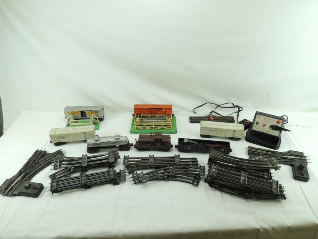 Lionel Train Set with Track, 7 Train Cars, Transformer,: 110RW Transformer